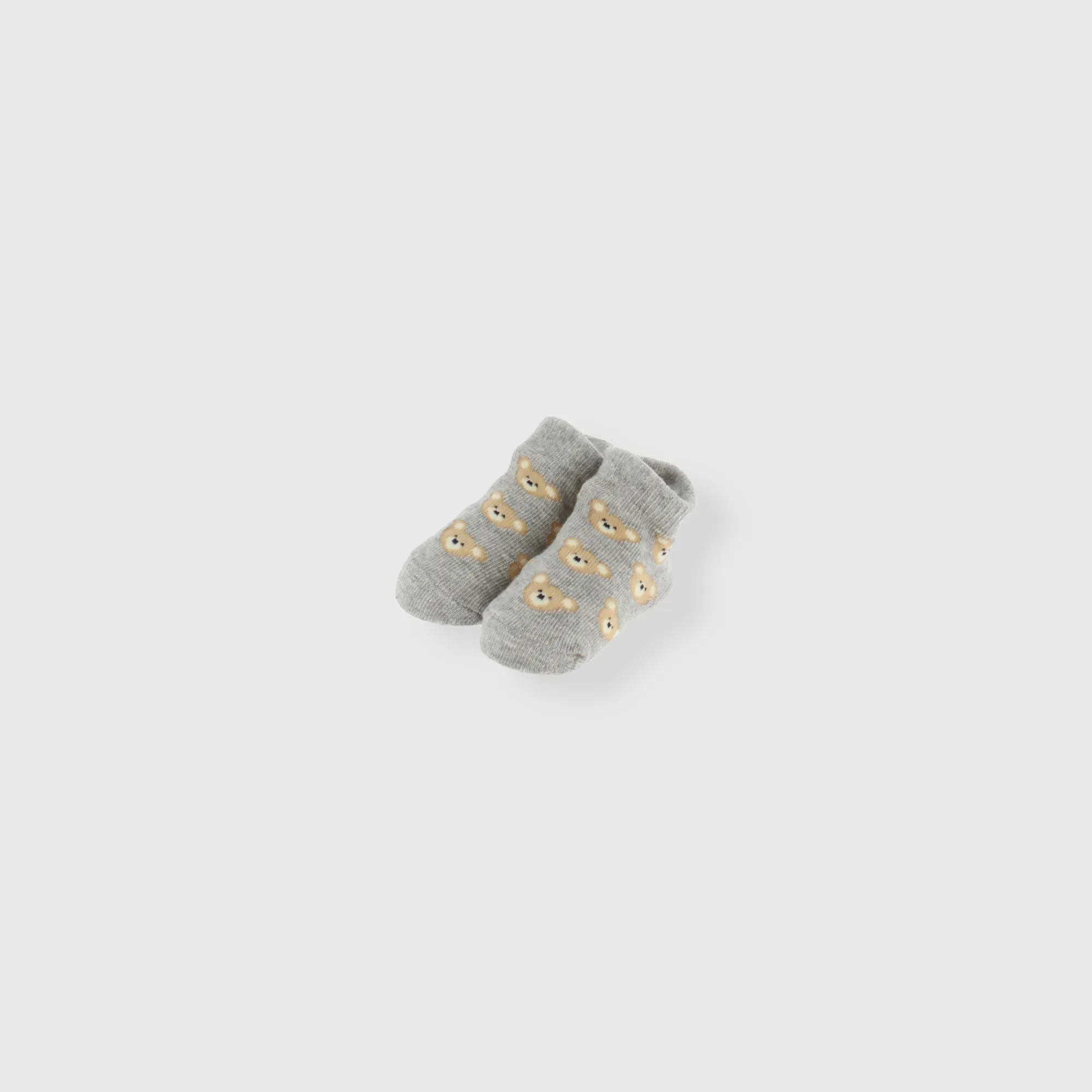Calzini corti da neonato, GRIGIO            