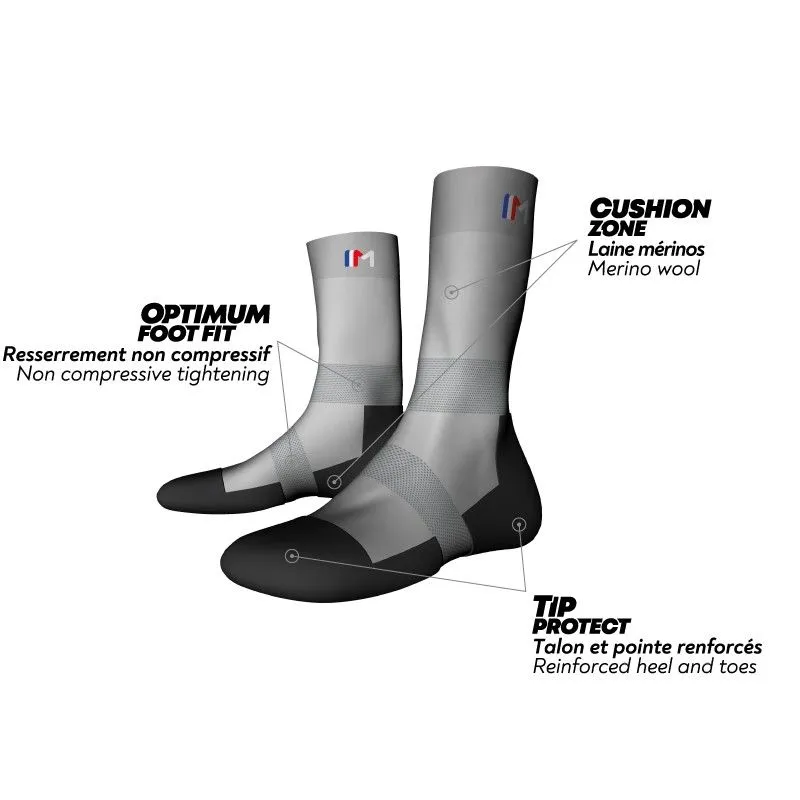 Calzini TREK WOOL - Monnet TREK CONFORT (Grigio)