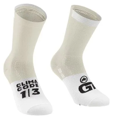 Calzini unisex Assos GT C2 Beige/Bianco