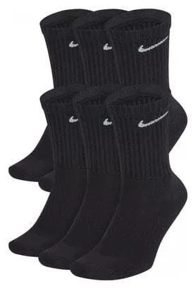 Calzini (x6) Nike Everyday Cushioned Black Unisex