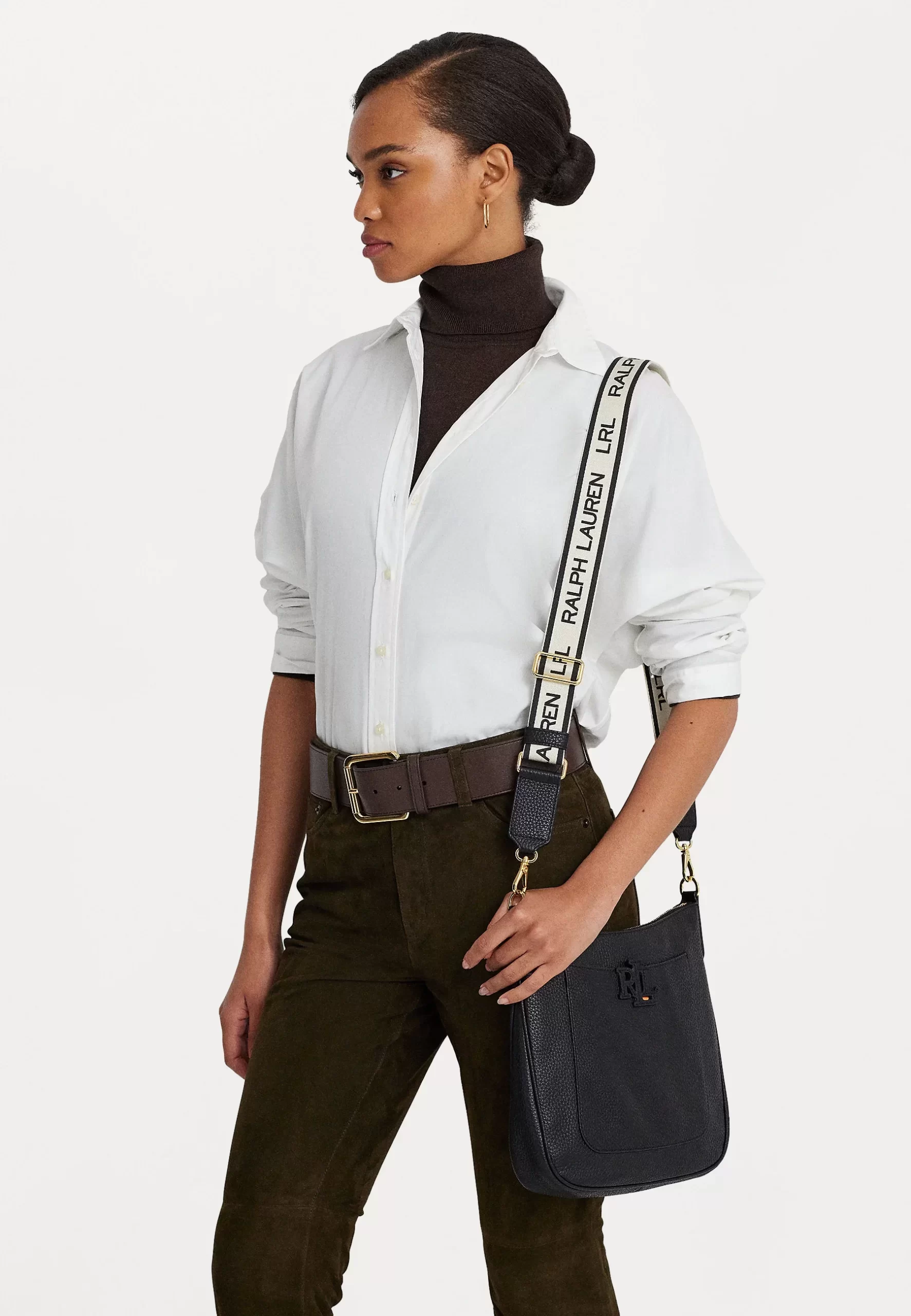 Cameryn Large Textured Leather Bag – Lauren Ralph Lauren