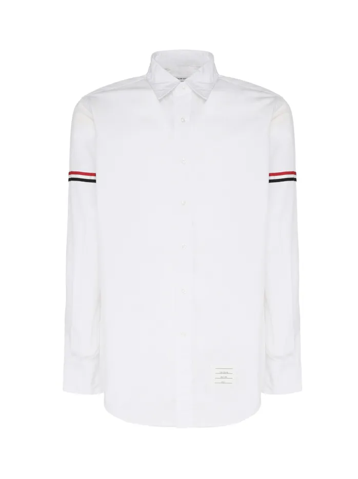 CAMICIA A MANICHE LUNGHE CON STRISCE DECORATIVE