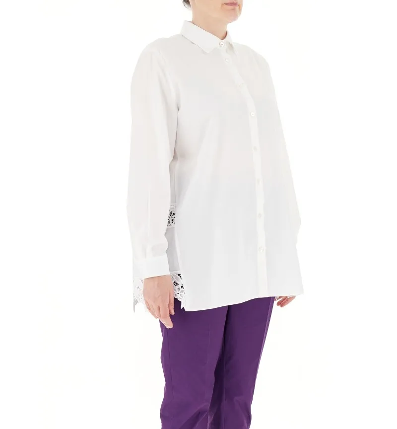 Camicia con pizzo