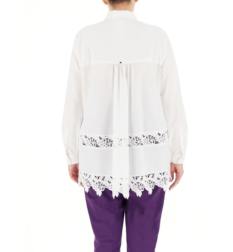 Camicia con pizzo