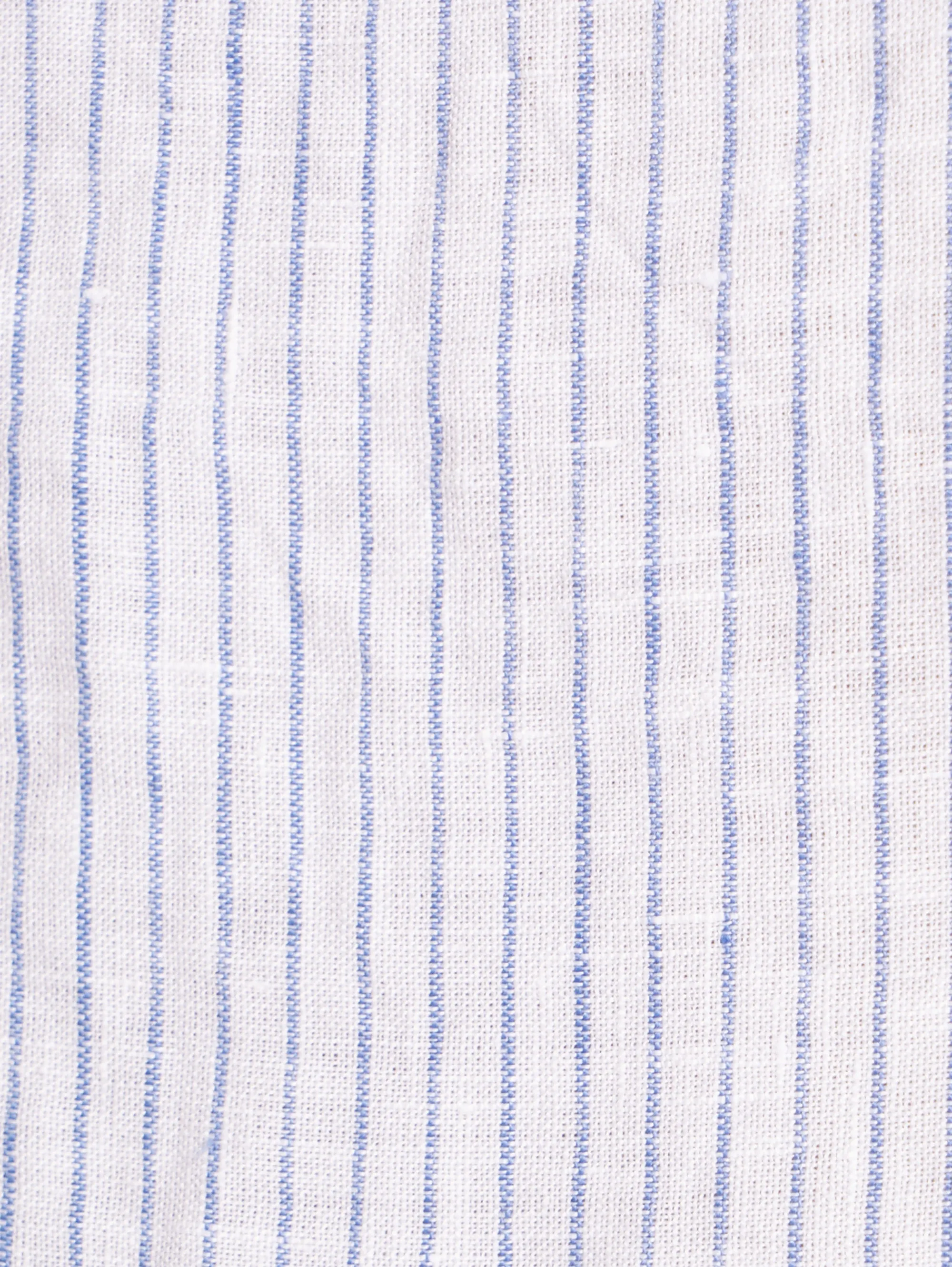 Camicia Coreana in Lino - Blu