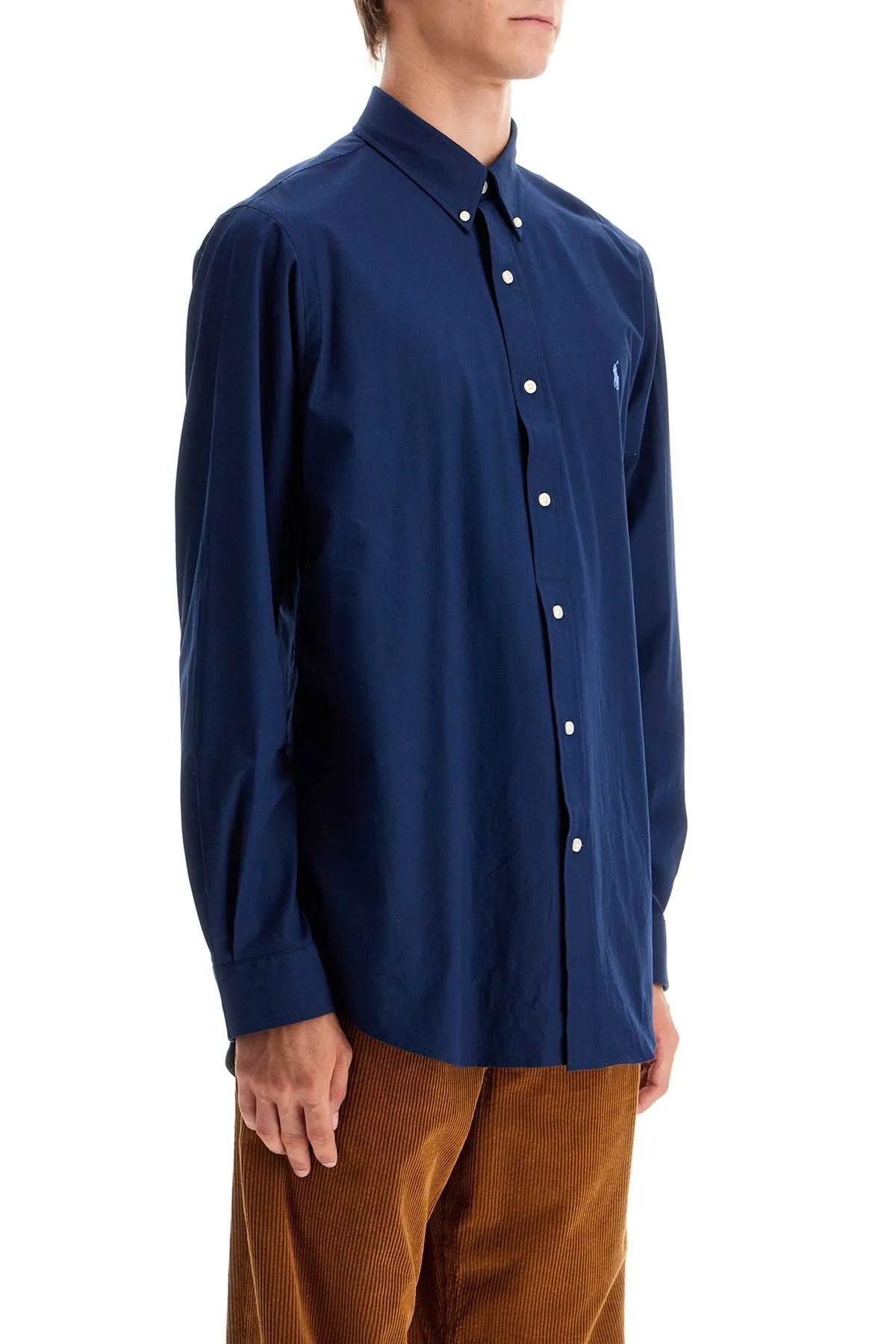 Camicia custom fit in cotone stretch