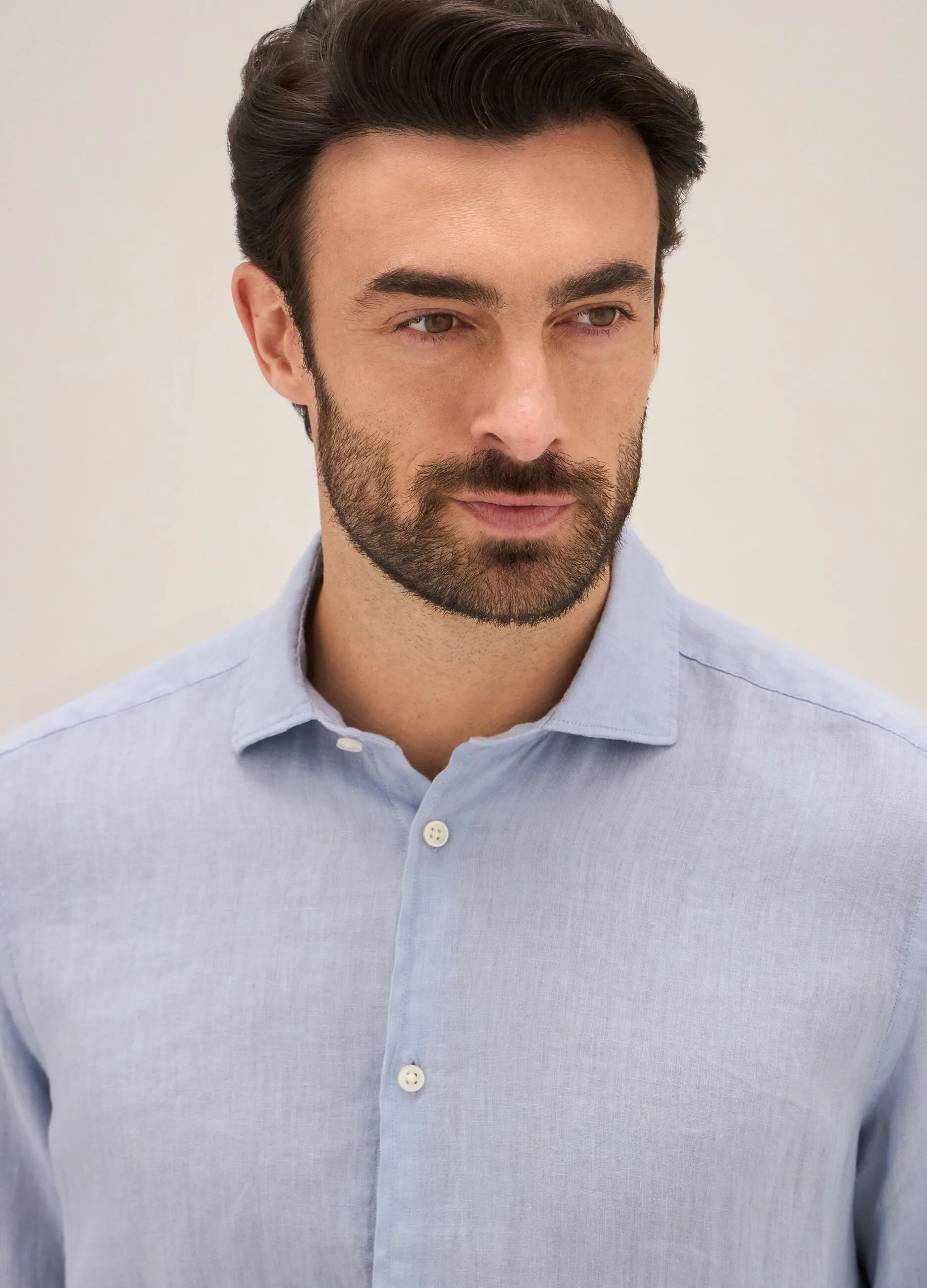 Camicia in puro lino Rumford uomo