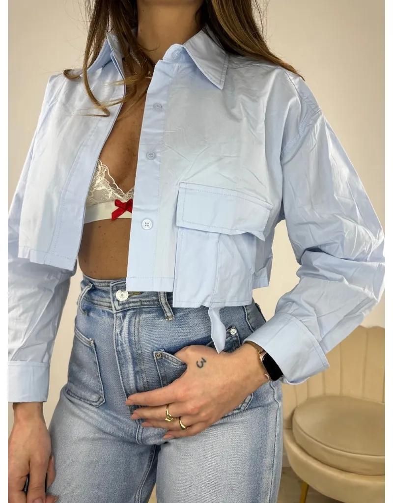 CAMICIA KALY AZZURRA