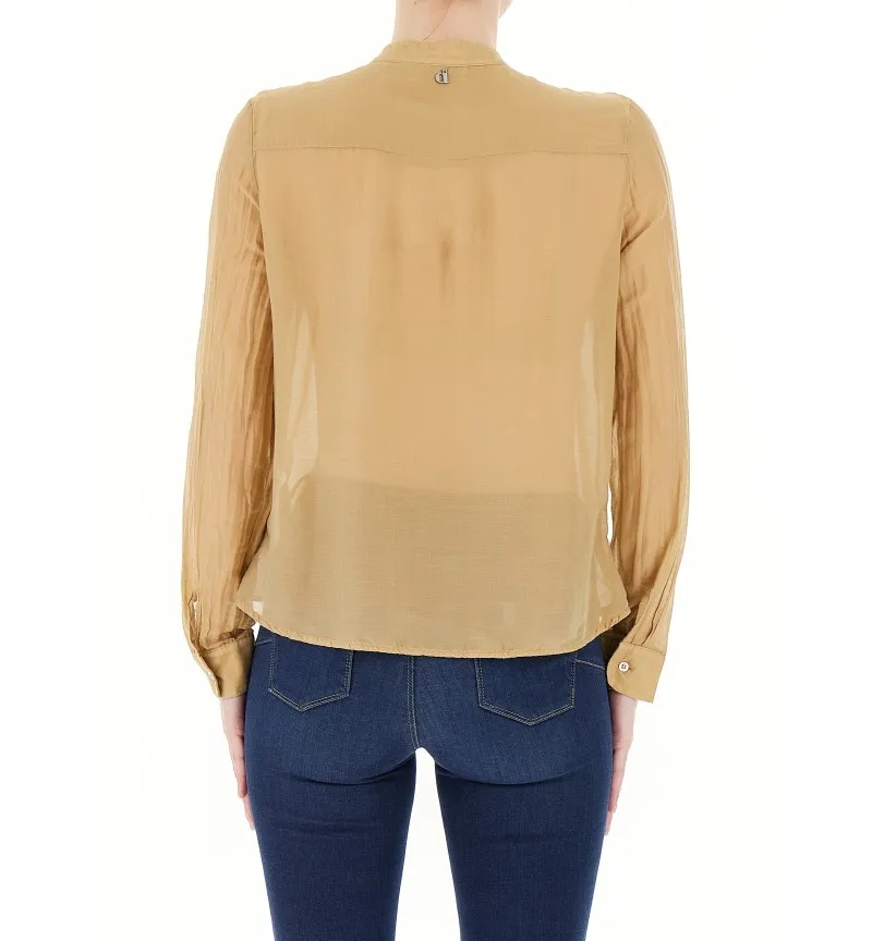 Camicia misto seta