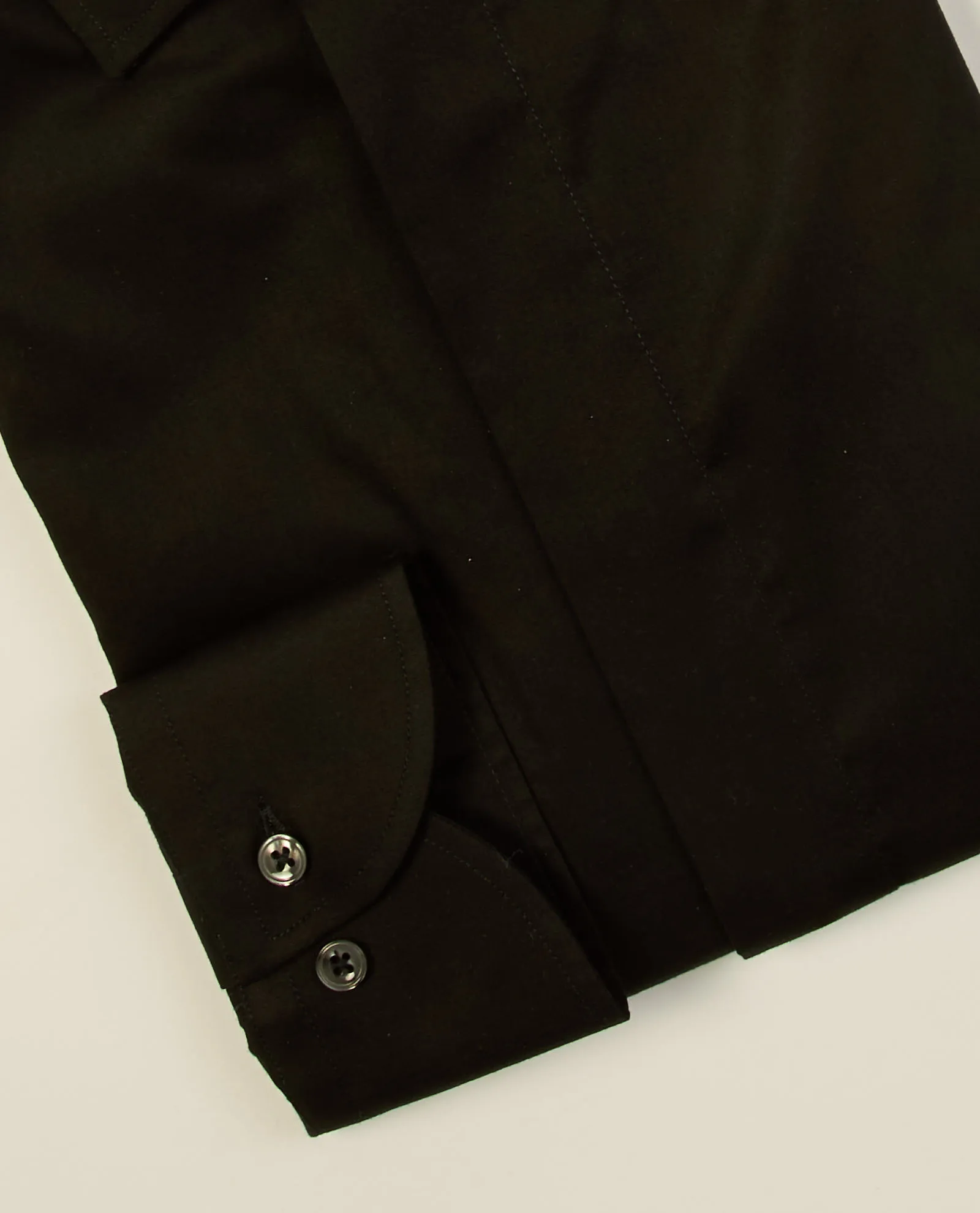 Camicia nera Gazzarrini in cotone a maniche lunghe