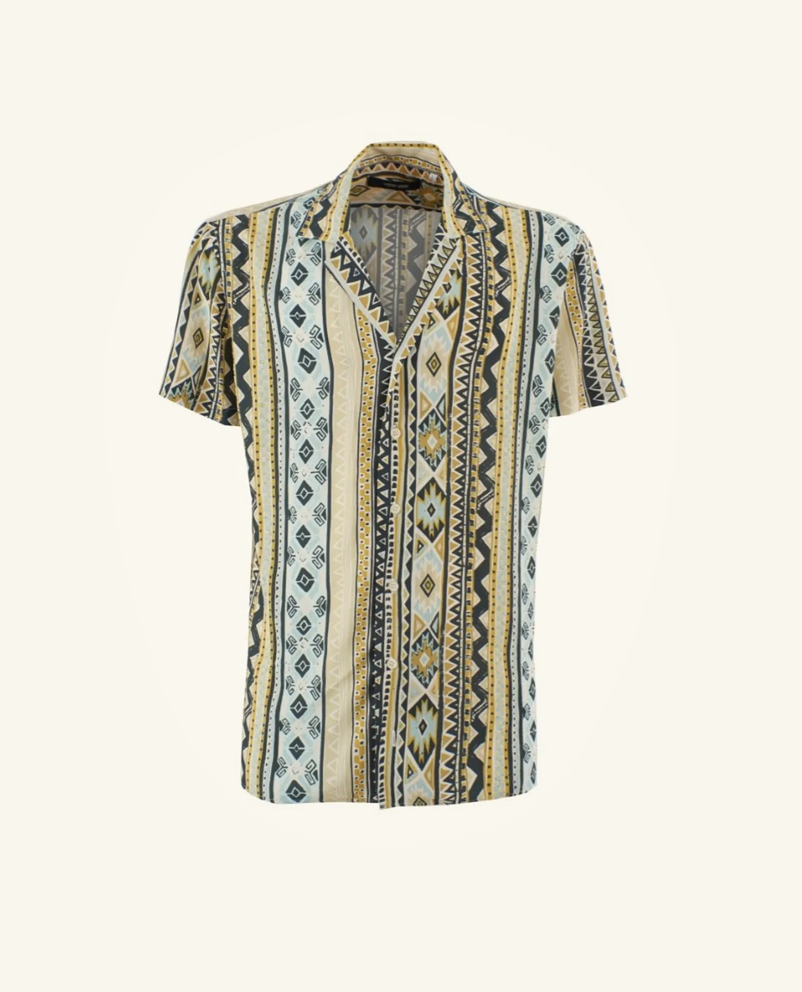 Camicia uomo Yes Zee a maniche corte in viscosa