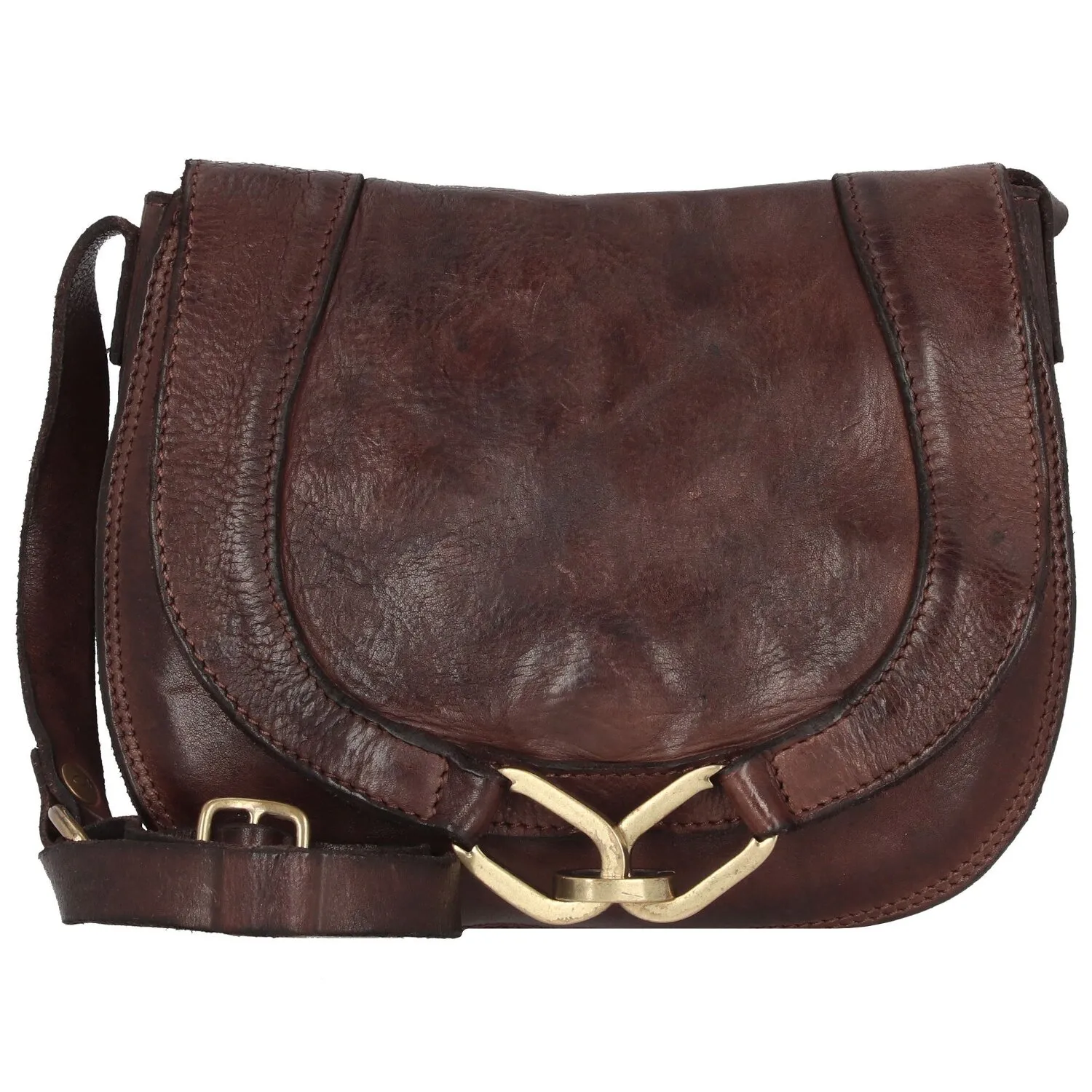 Campomaggi Borsa a tracolla in pelle 22 cm
