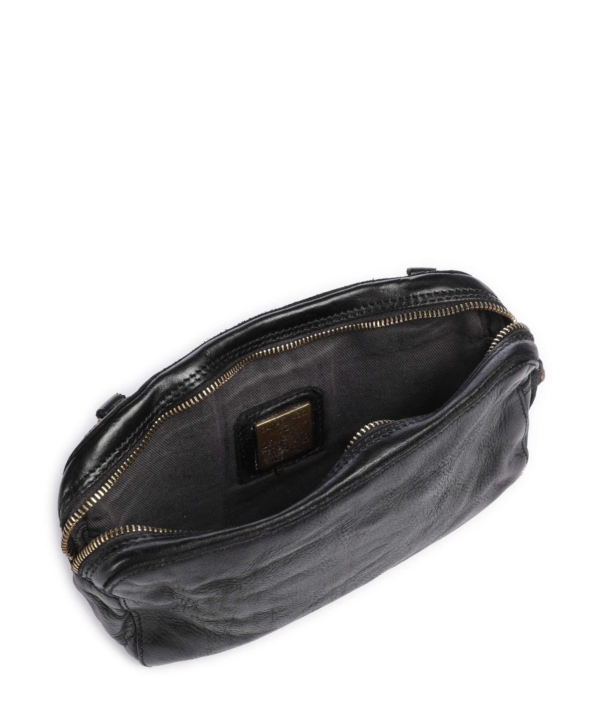  Campomaggi Borsa a tracolla pelle bovina nero  