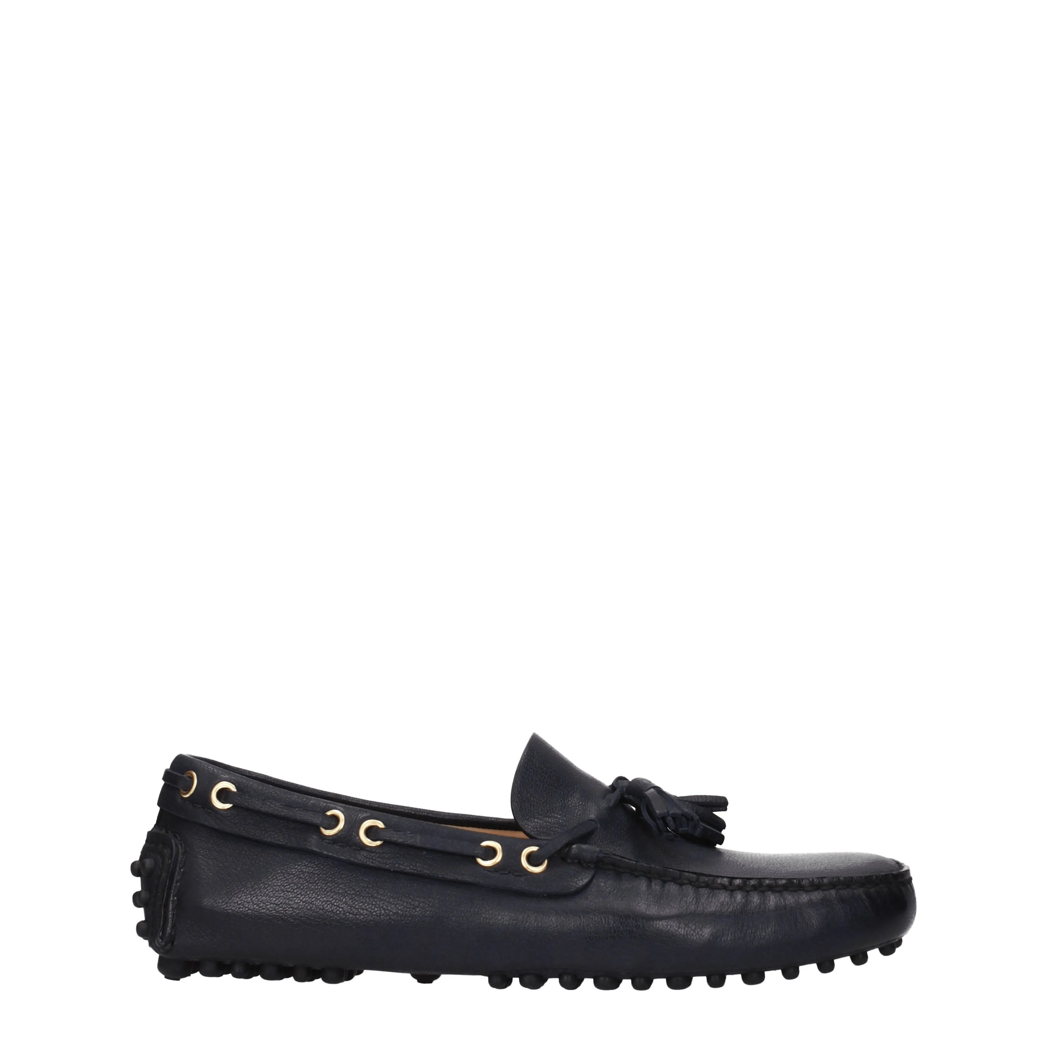Car Shoe Mocassini Uomo Pelle Blu