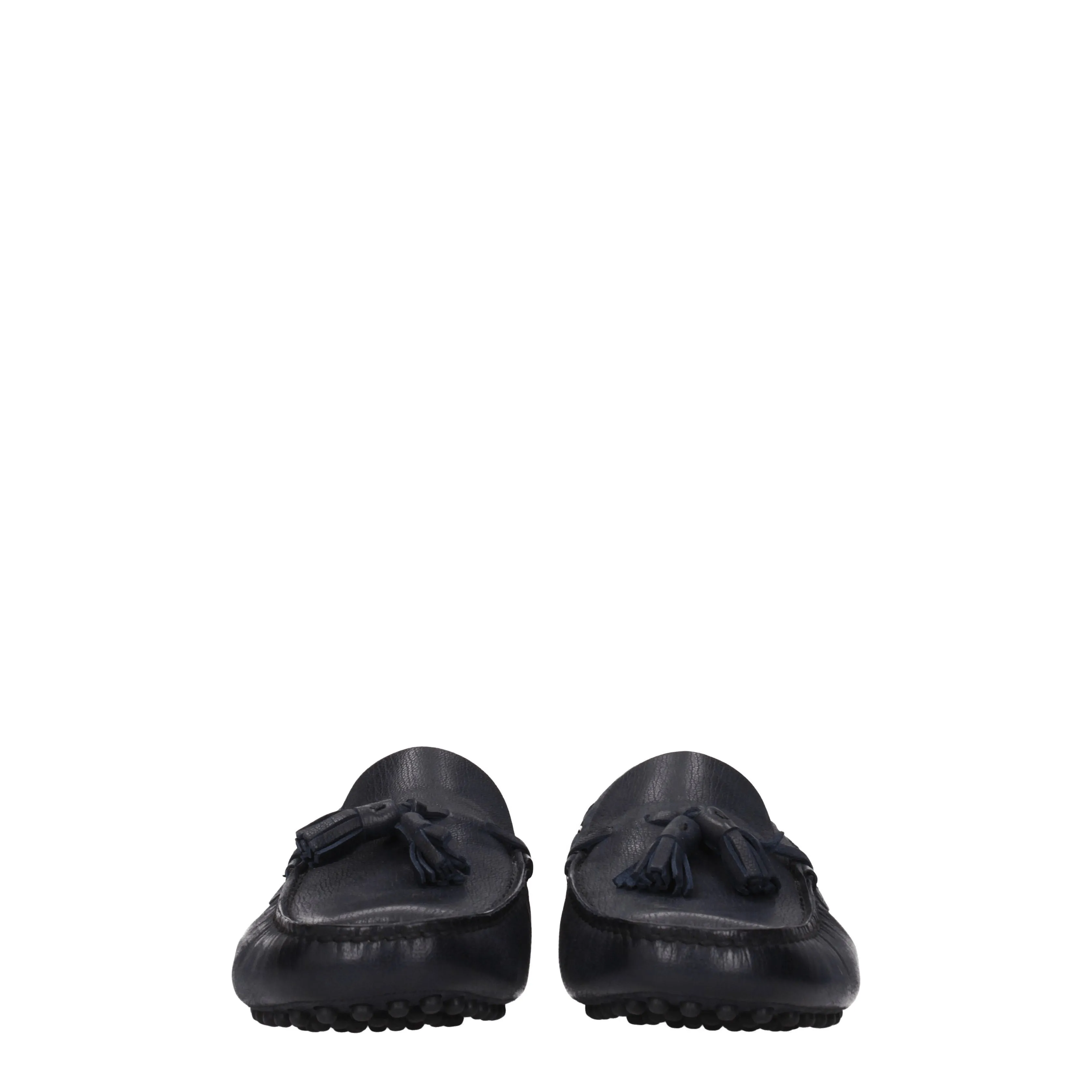Car Shoe Mocassini Uomo Pelle Blu