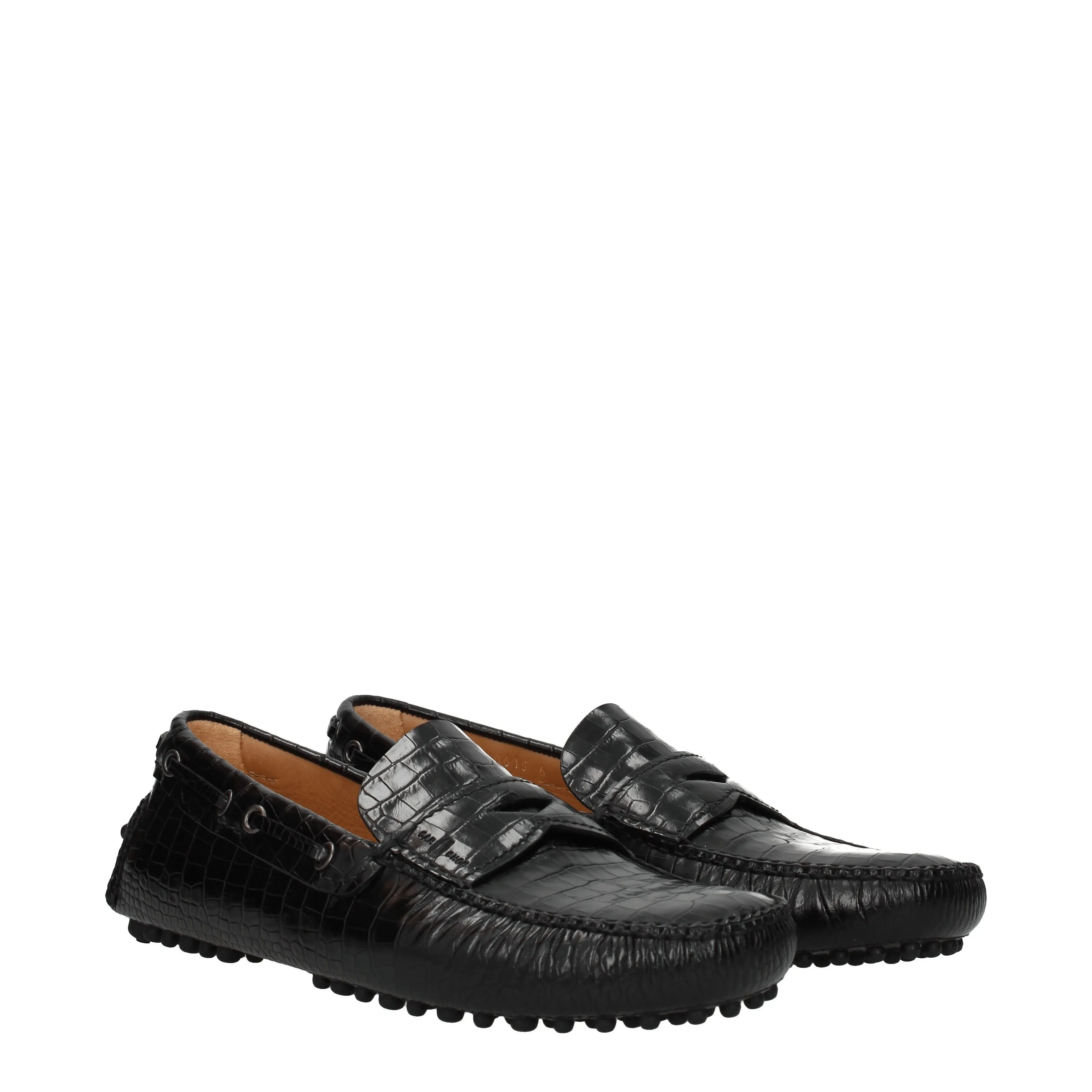 Car Shoe Mocassini Uomo Pelle Nero