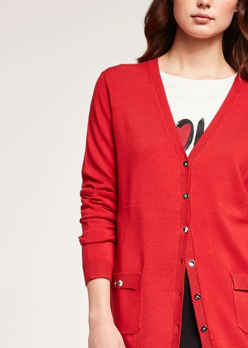 Cardigan con tasche