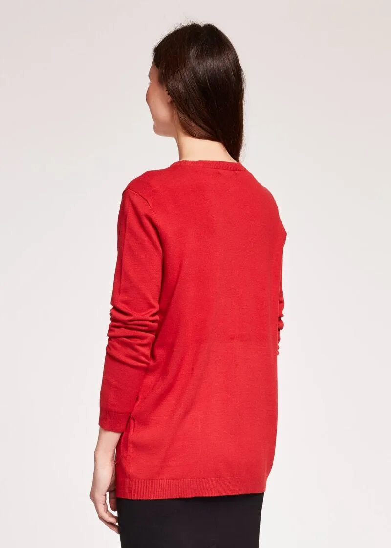 Cardigan con tasche