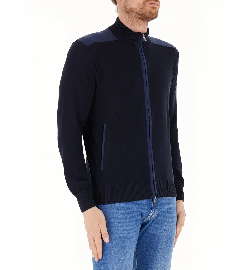 Cardigan con zip