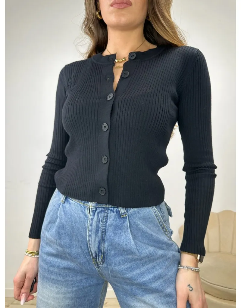 CARDIGAN DICKY NERO