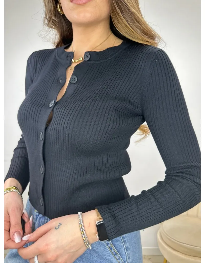CARDIGAN DICKY NERO