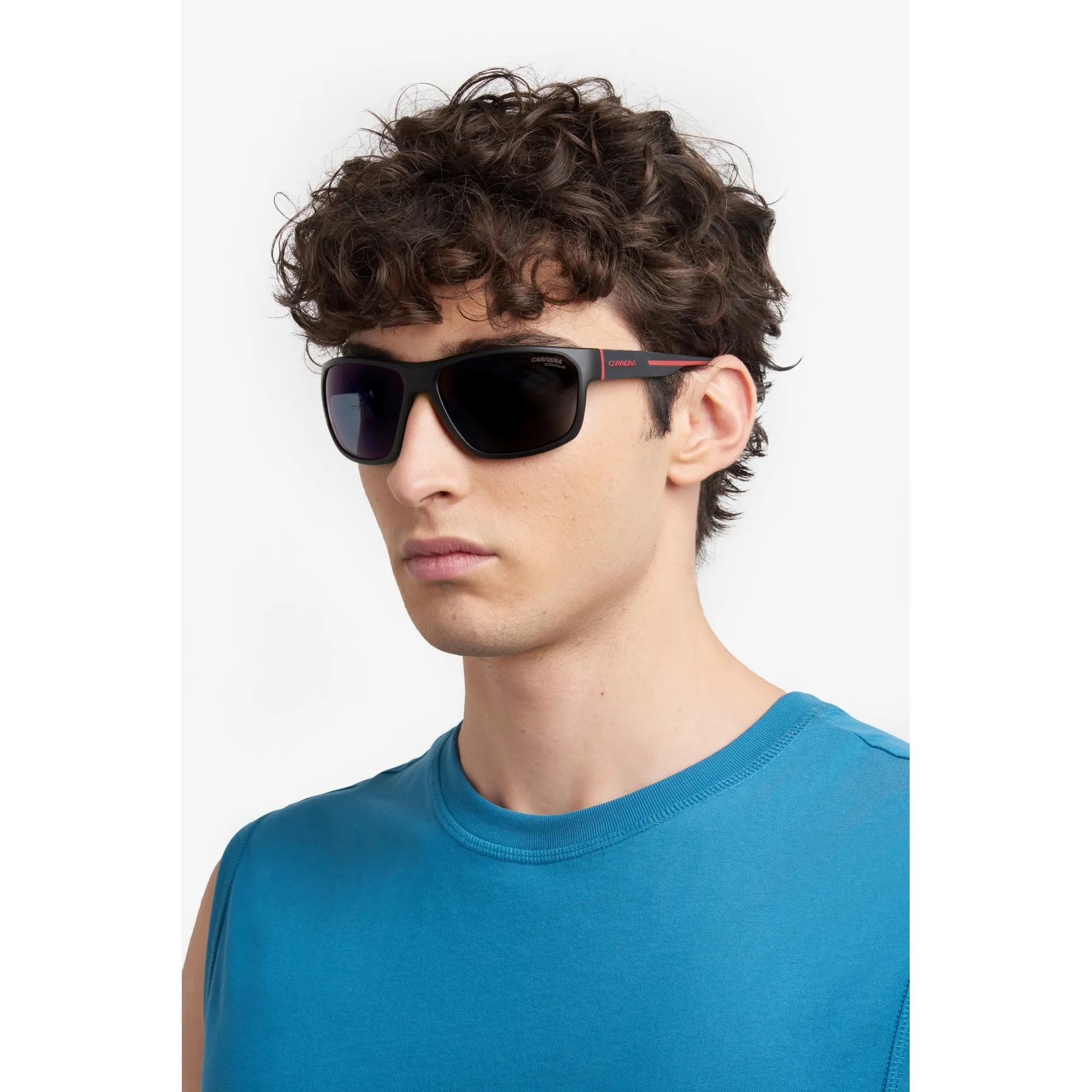   Carrera 4018/S - BLX Q3 Rosso Nero Opaco | Occhiale Da Sole Uomo 