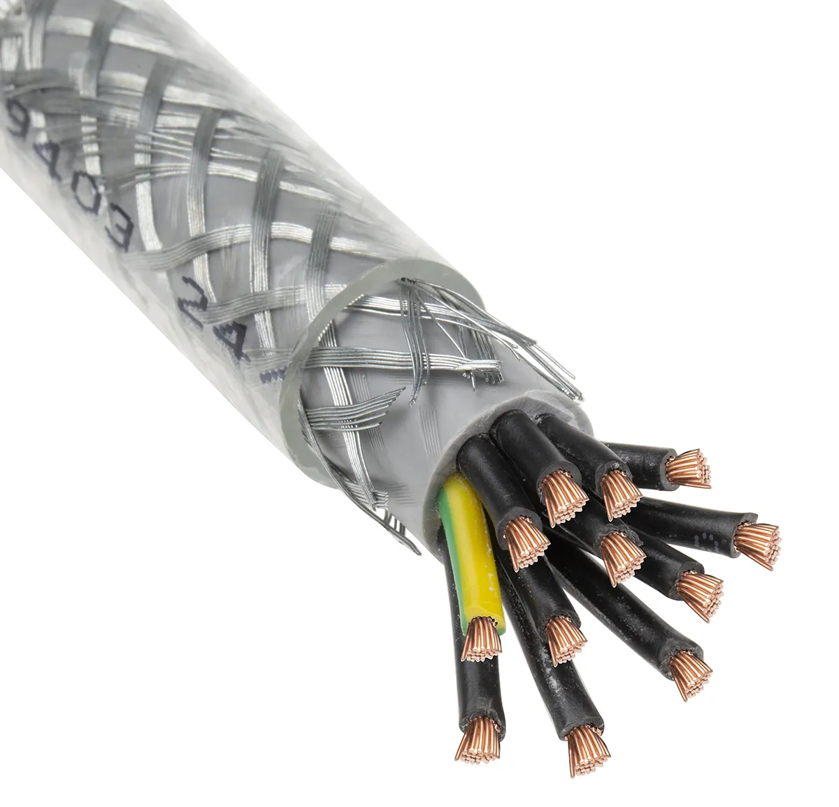 Cavo industriale multipolare schermato a 12 cond. 1,5 mm², 300/500 V, Ø16.4mm, L. 50m