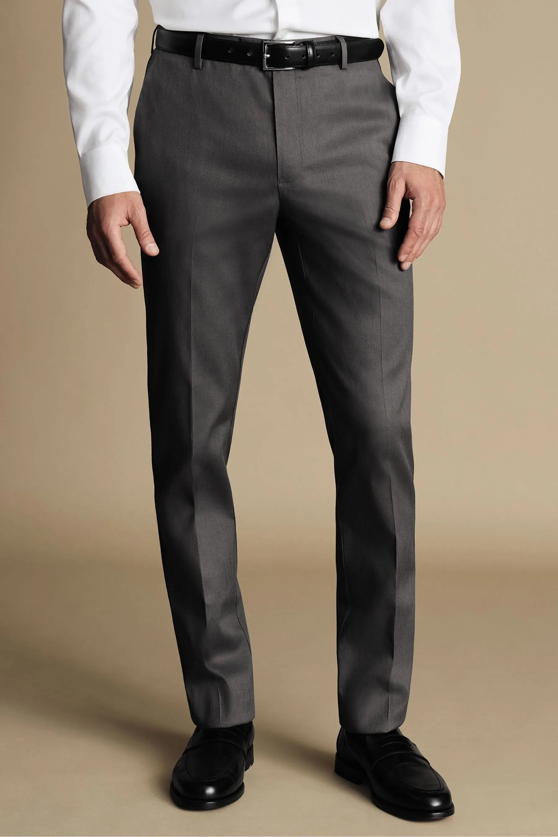Charles Tyrwhitt Classic - Pantaloni elegante testurizzata    