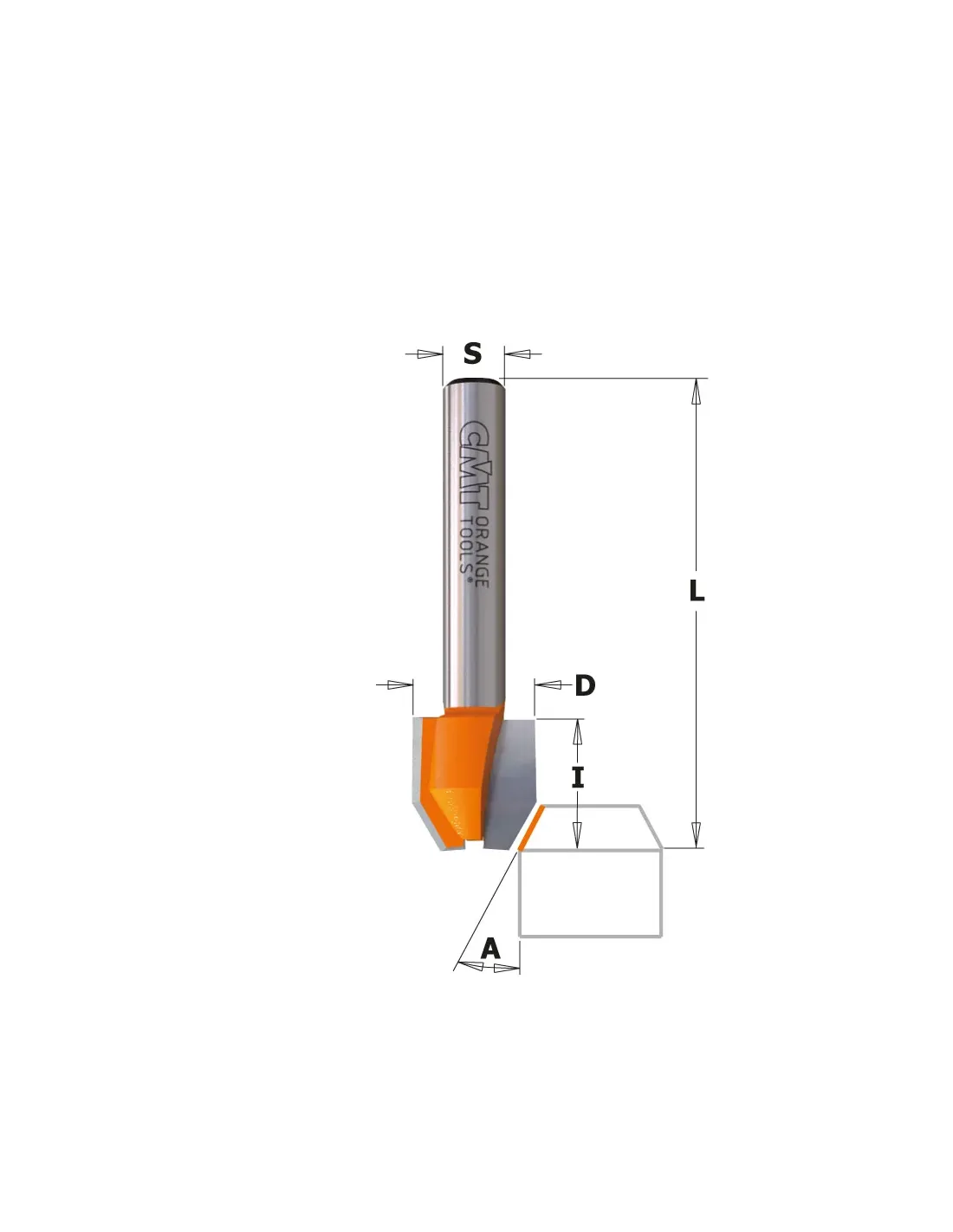CMT Frese a taglienti combinati per rifilare 7/8/921 CODICE 721.030.11