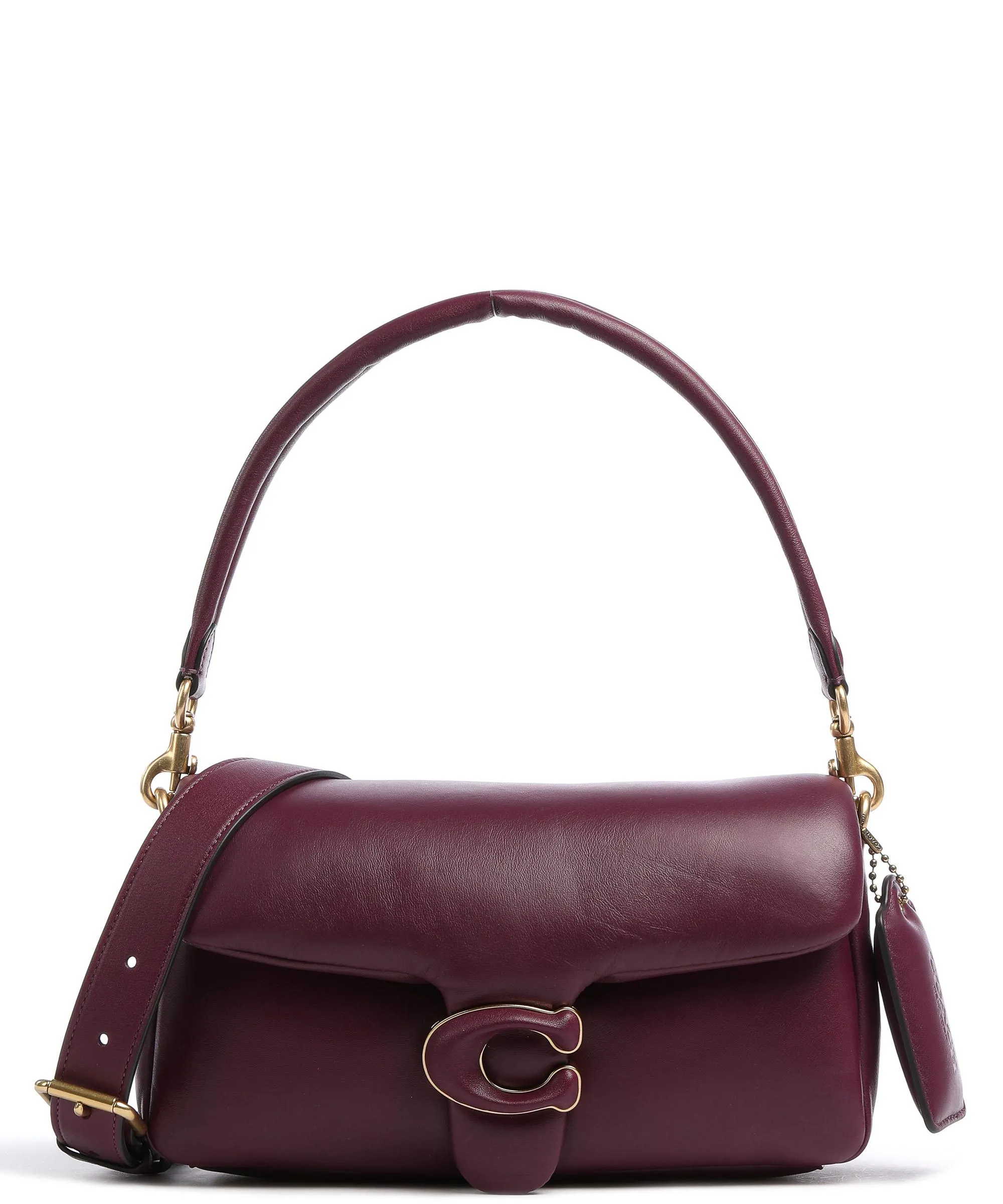  Coach Pillow Tabby 26 Borsa a spalla pelle mora  