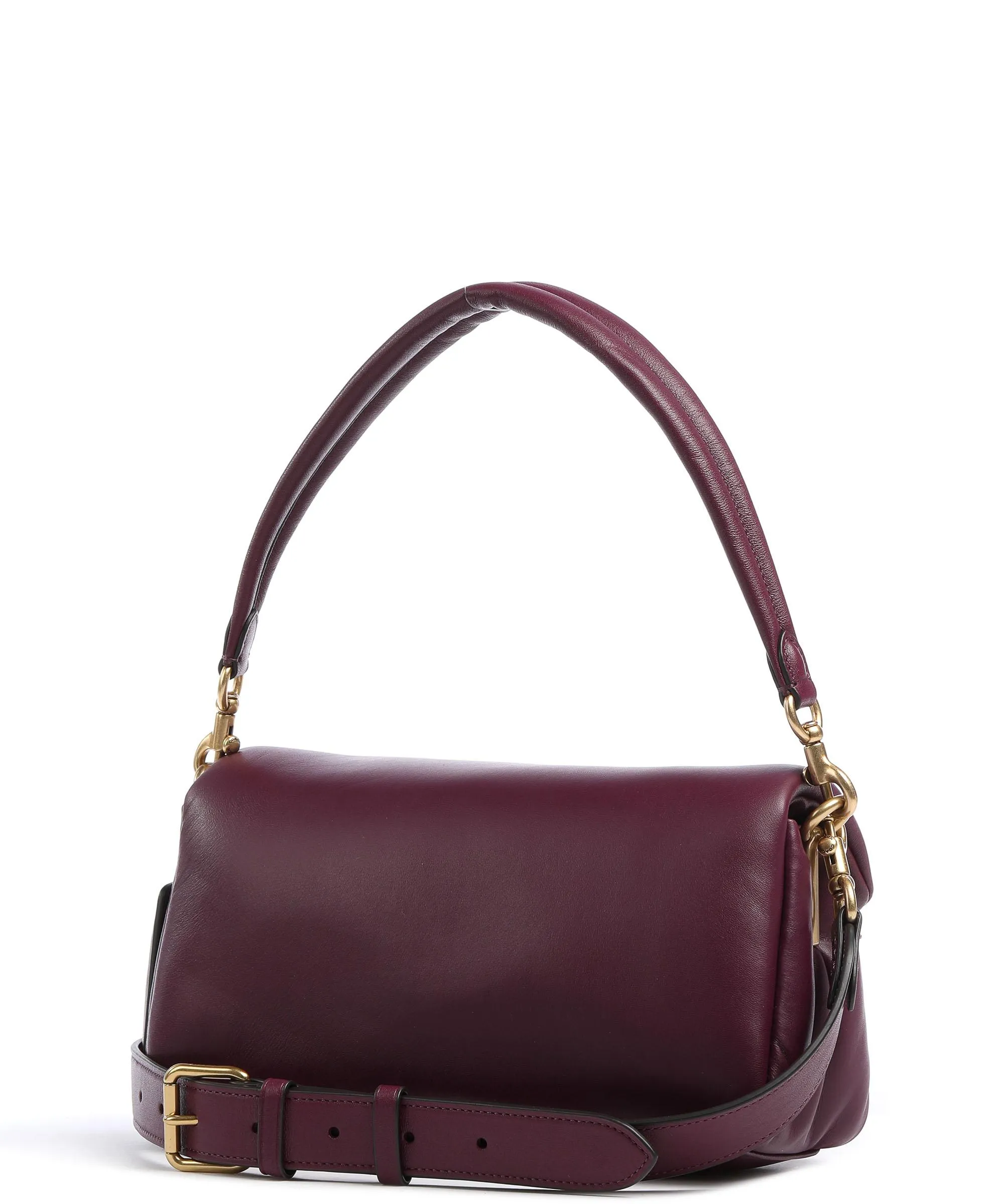  Coach Pillow Tabby 26 Borsa a spalla pelle mora  