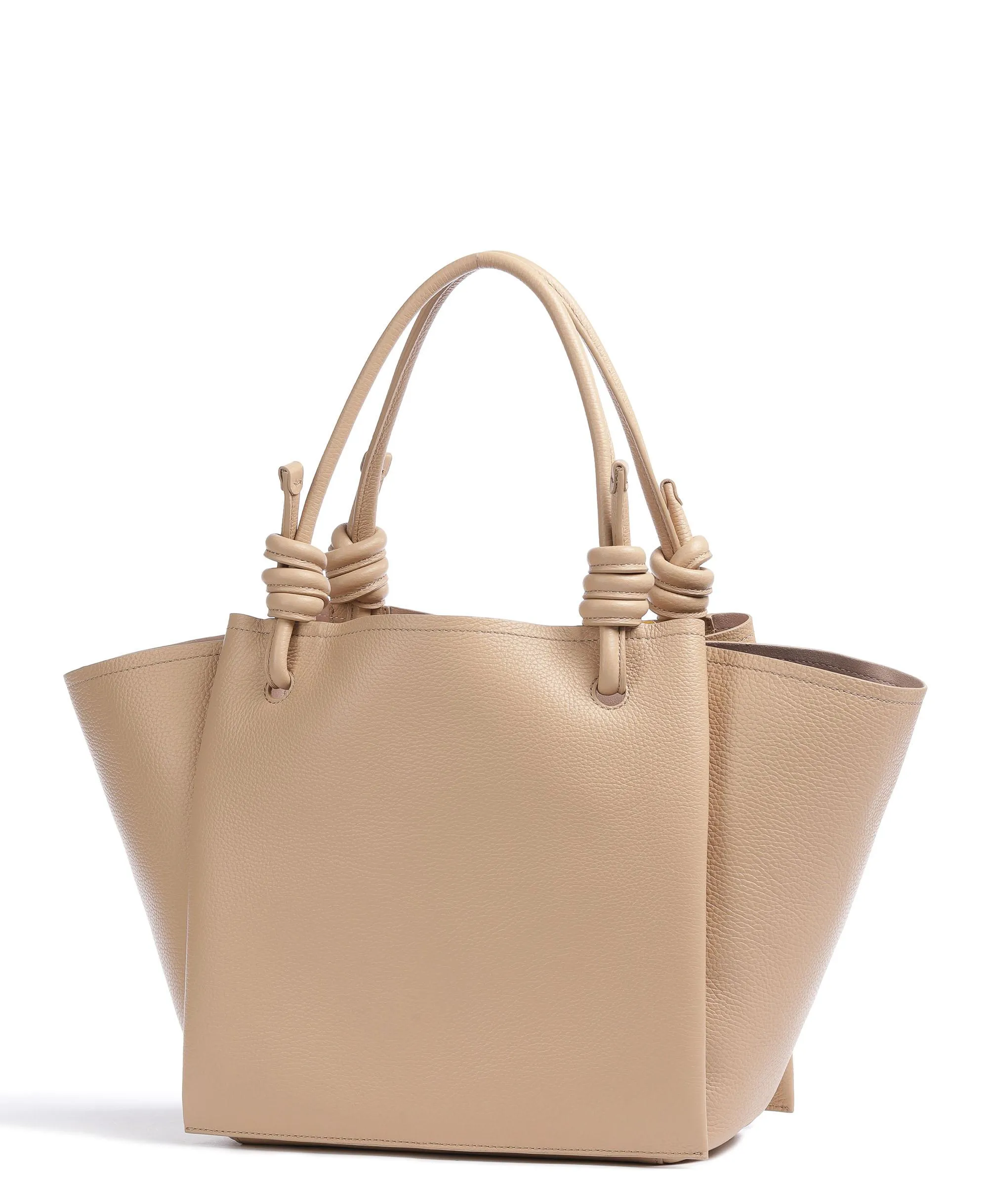  Coccinelle Allure Borsa shopper pelle granulata beige  