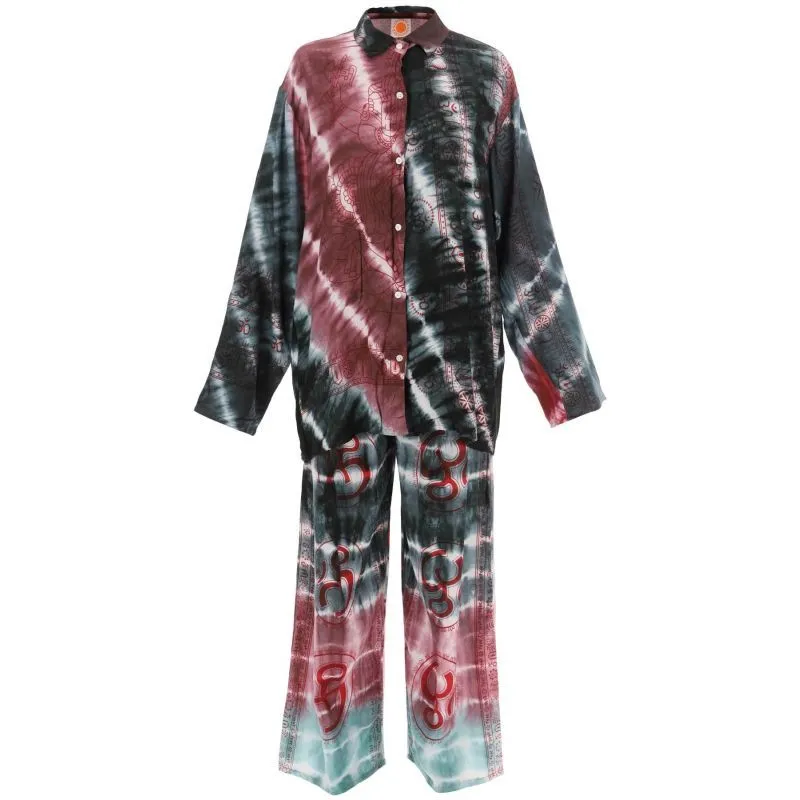 Completo camicia e pantaloni in cotone 'Mantra'