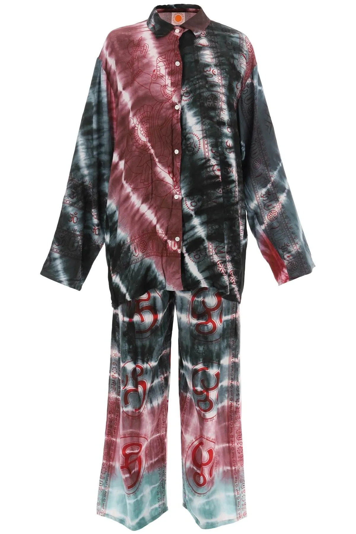 Completo camicia e pantaloni in cotone 'Mantra'