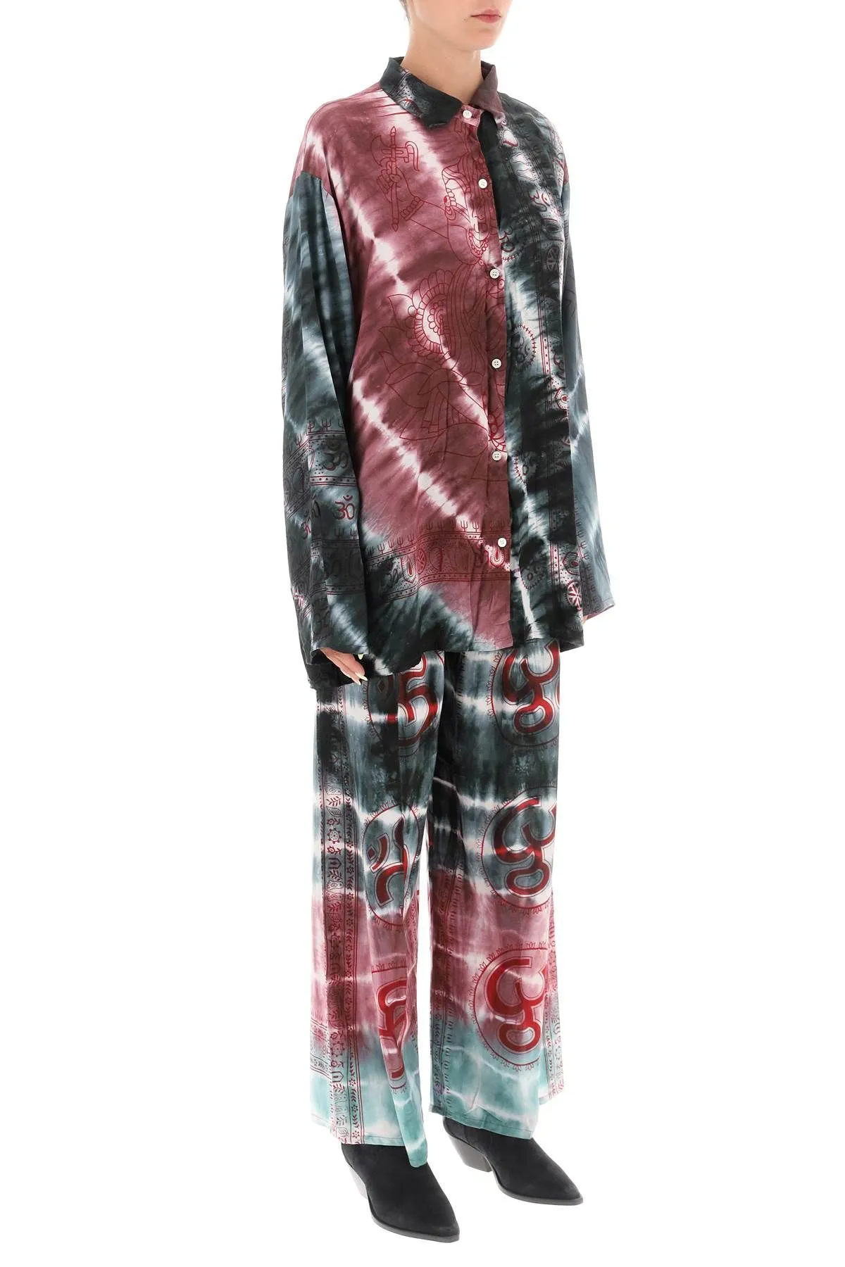 Completo camicia e pantaloni in cotone 'Mantra'