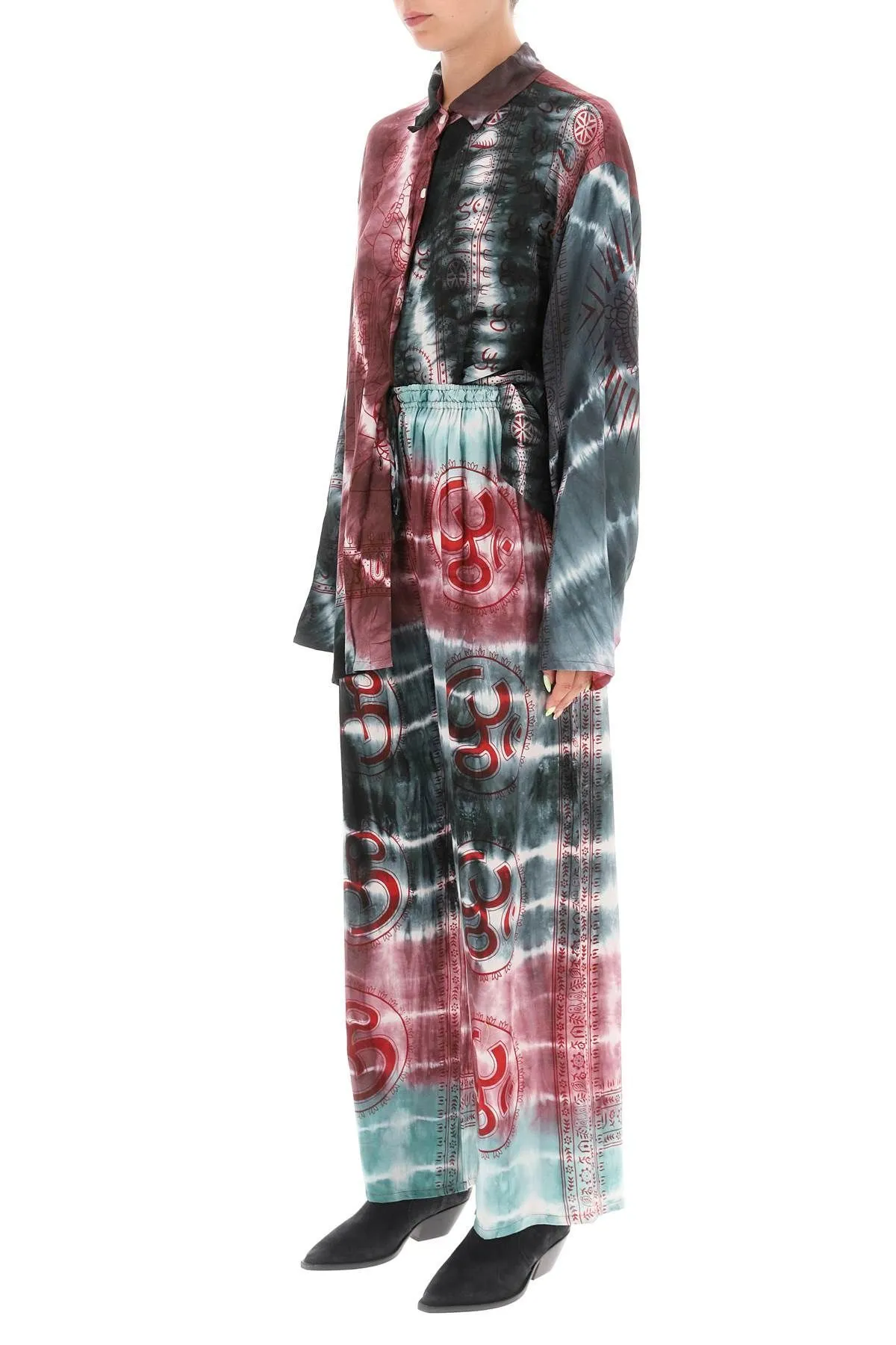 Completo camicia e pantaloni in cotone 'Mantra'