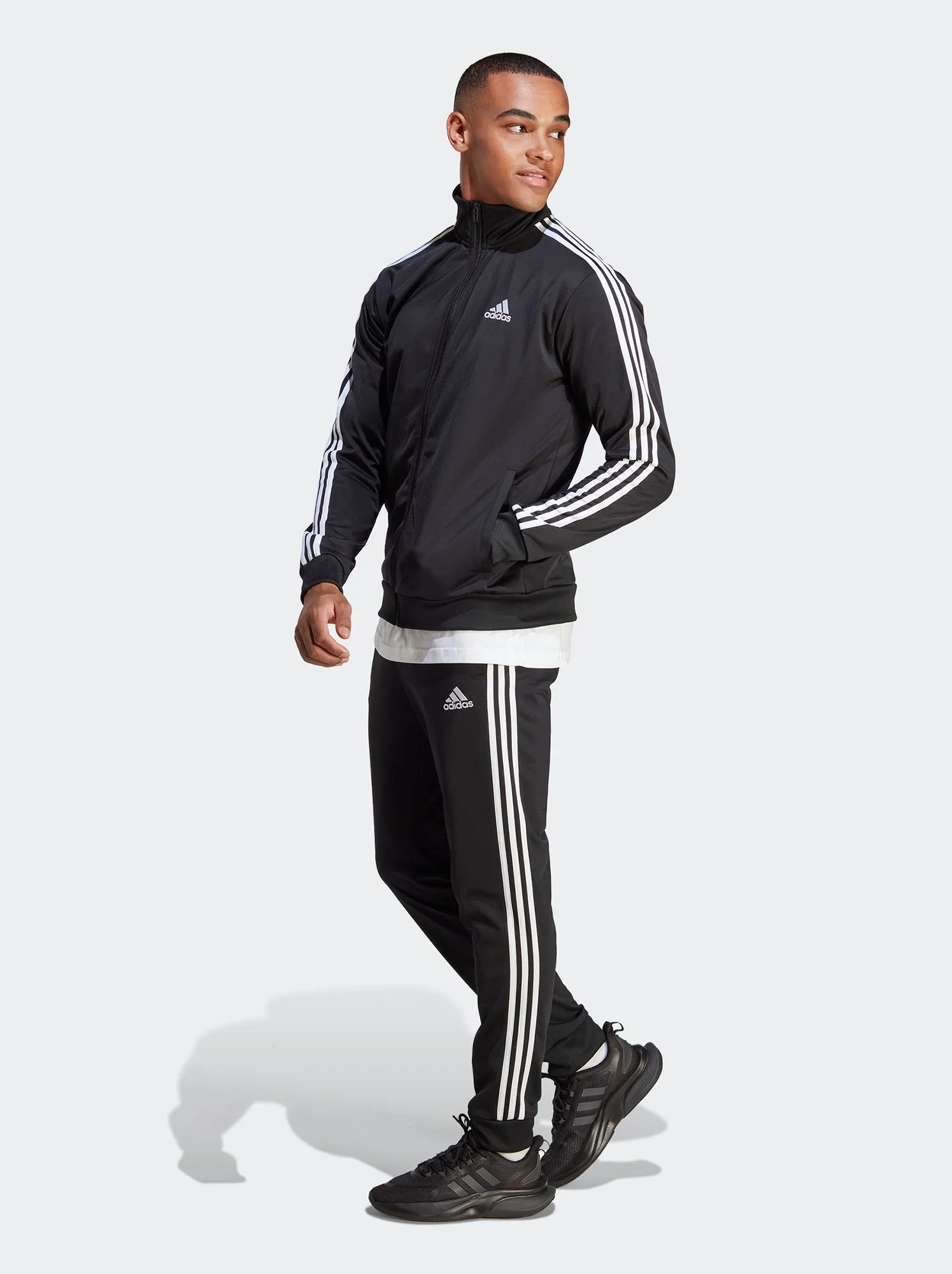 Completo giacca + pantaloni 'Adidas' - 2 pezzi - NERO