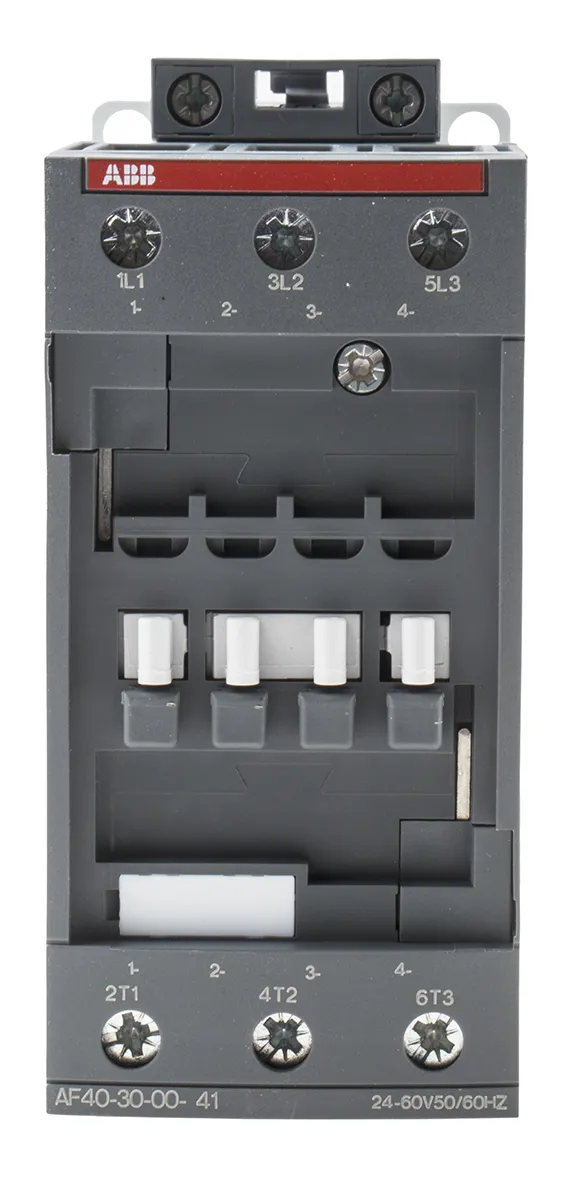 Contattore ABB, serie AF, 3 poli, 3 NA, 70 A, 18,5 kW, bobina 24 V c.a.
