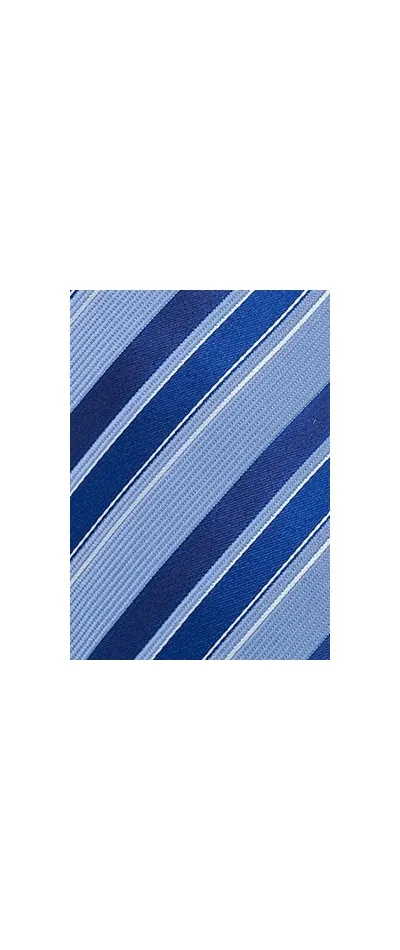 Cravatta righe azzurro blu regale