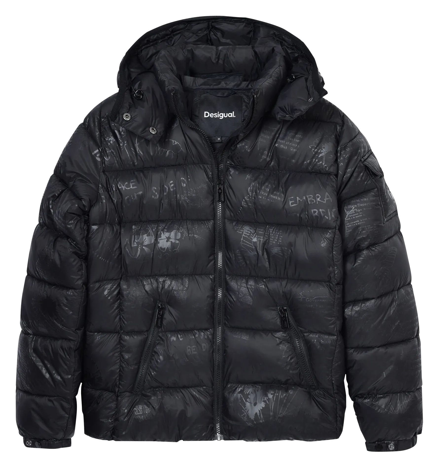  DESIGUAL   Anorak trapuntato | Nero