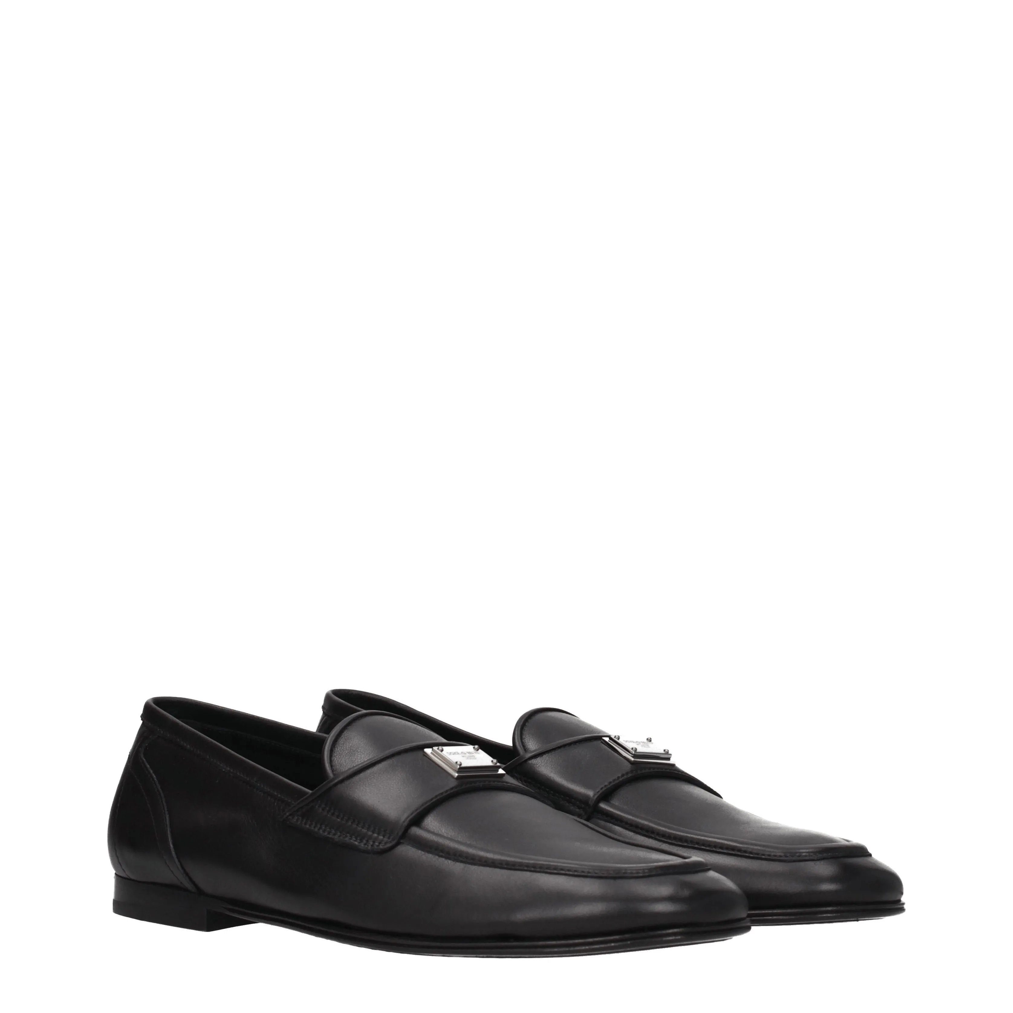 Dolce&Gabbana Mocassini Uomo Pelle Nero