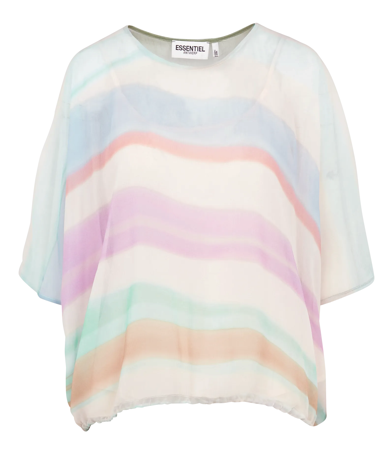  ESSENTIEL ANTWERP   BLATINUM - Top scollo tondo | Multicolore