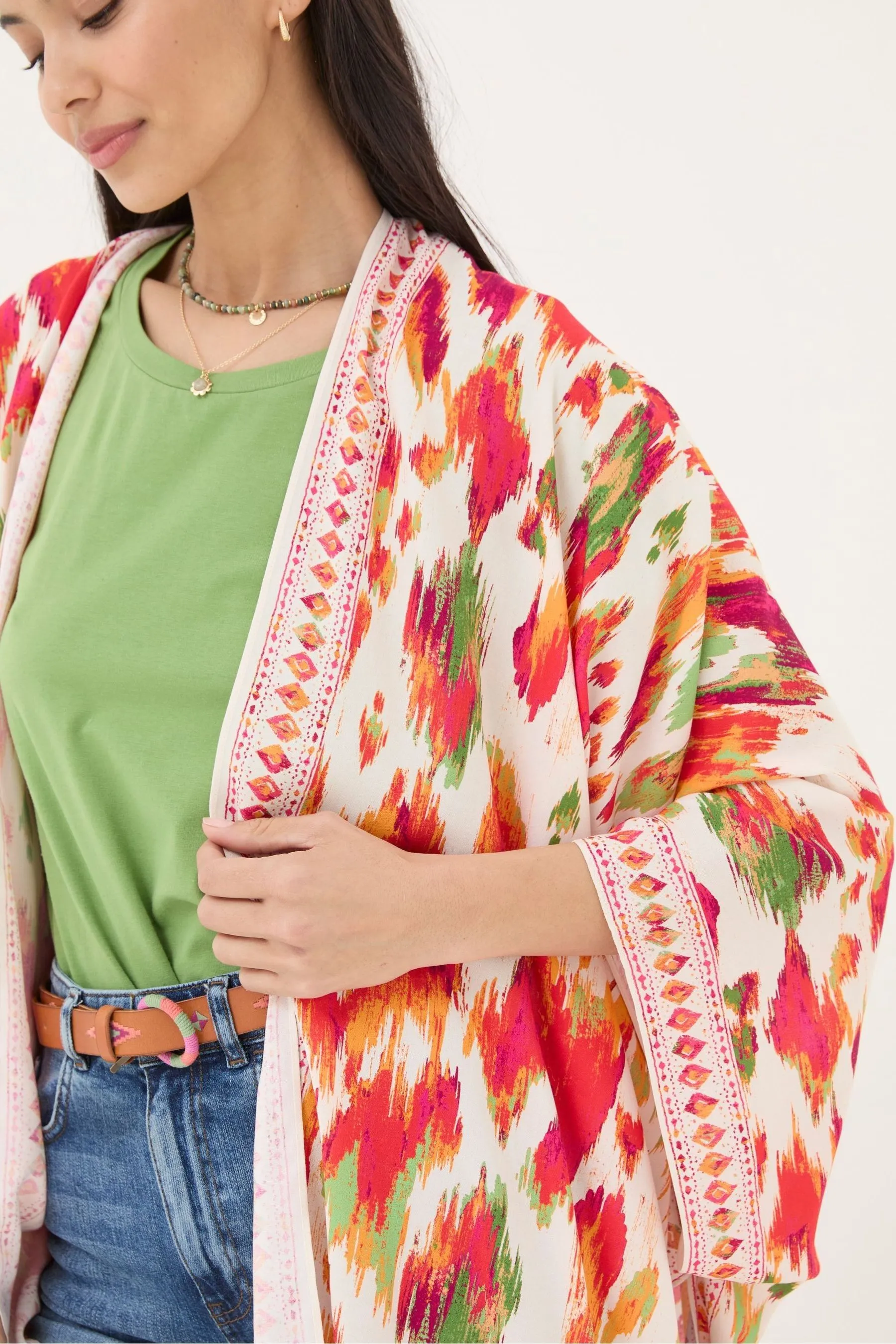 FatFace - Paradise - Kimono corto ikat