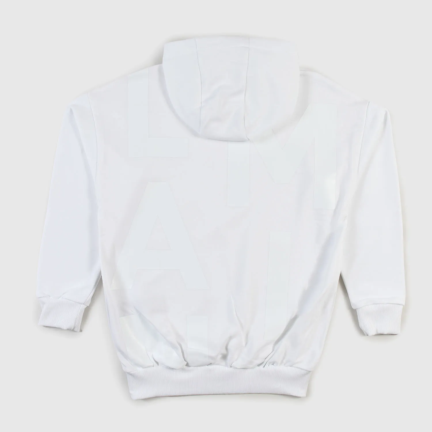 Felpa Bianca Con Cappuccio Unisex