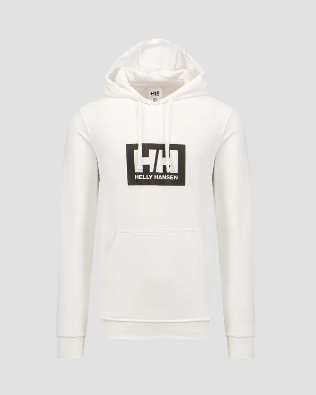 Felpa bianca da uomo Helly Hansen HH Box Hoodie