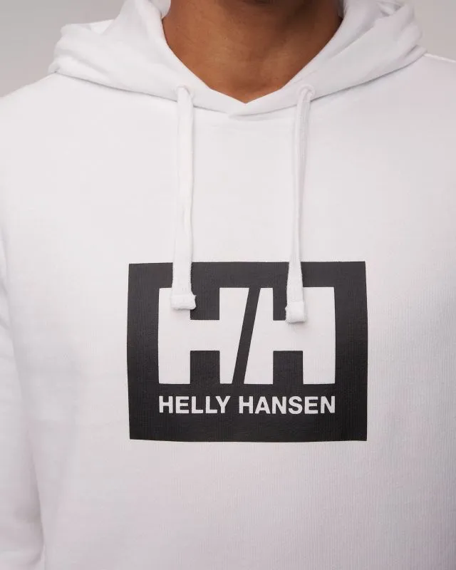 Felpa bianca da uomo Helly Hansen HH Box Hoodie
