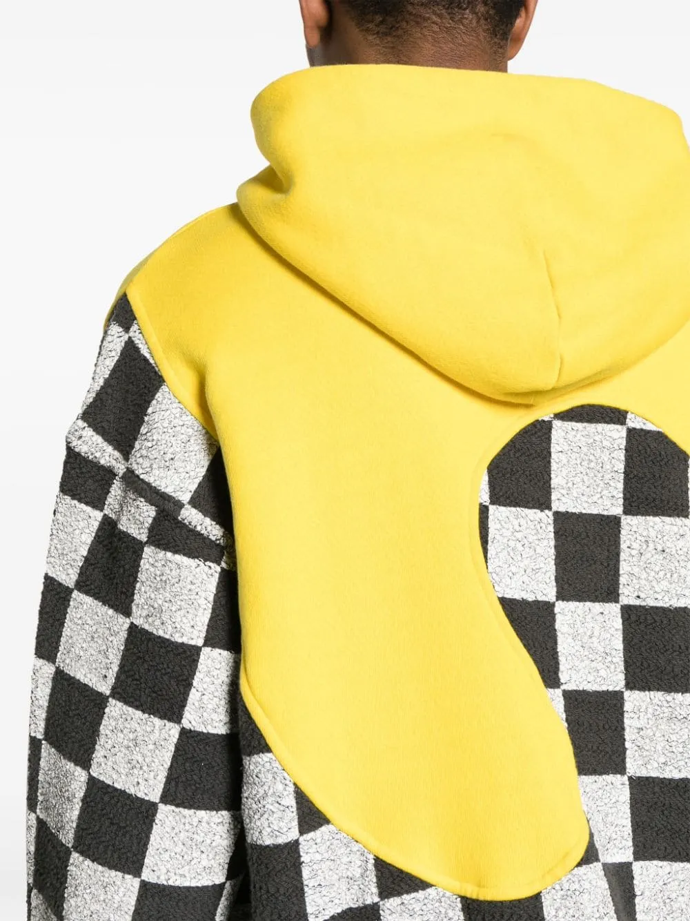 Felpa con cappuccio in giallo - unisex