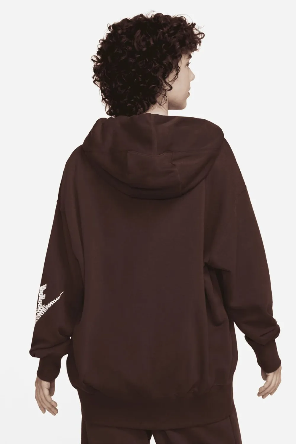 Felpa con cappuccio Nike hoodie Marrone
