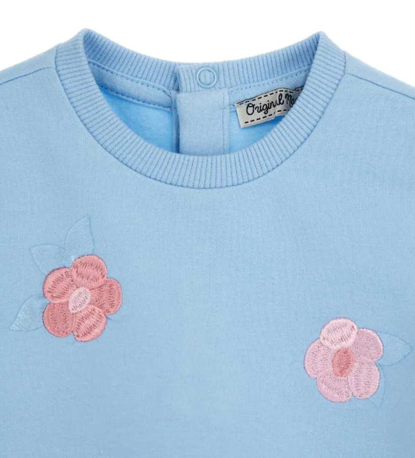 --Felpa con fiori-