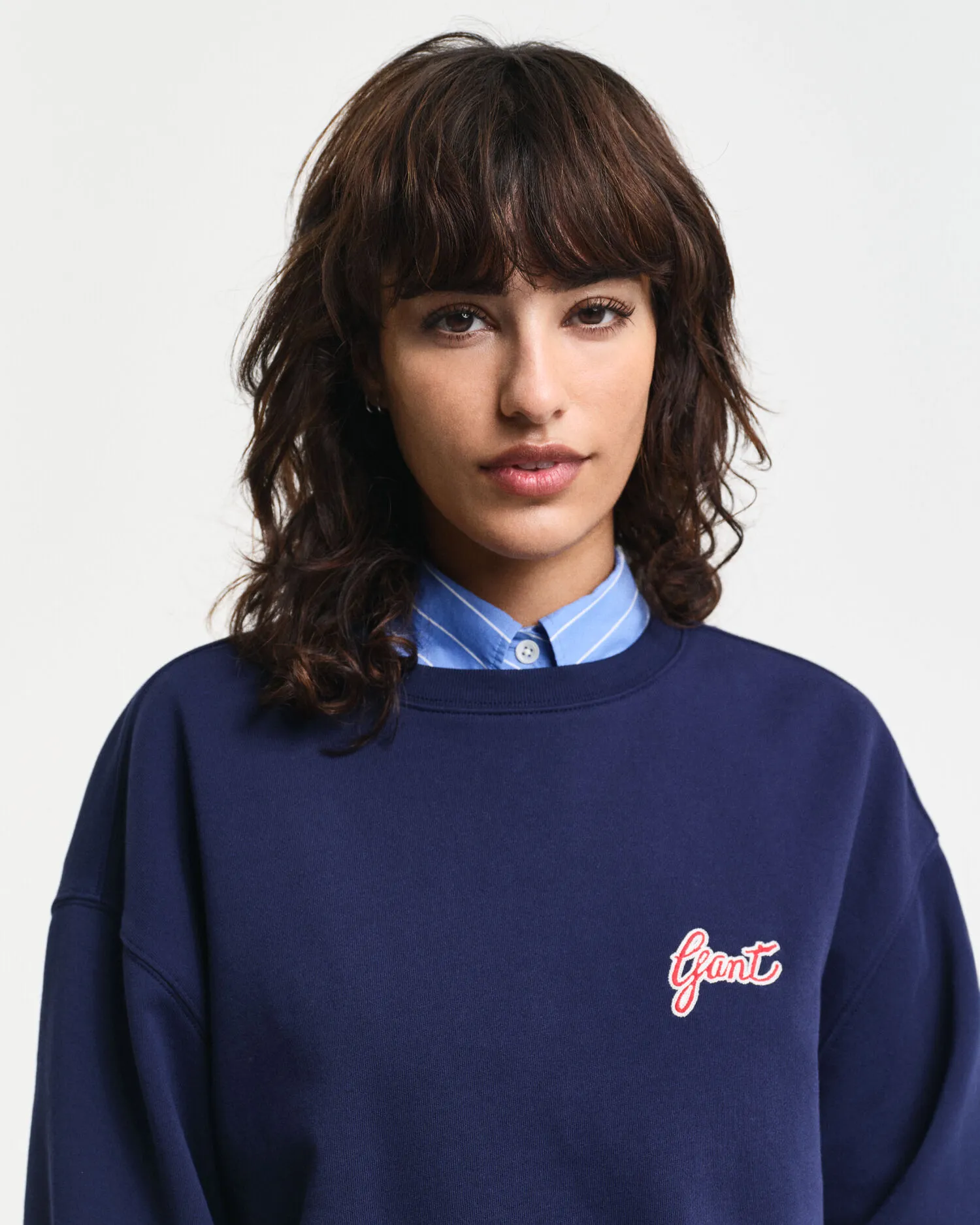 Felpa girocollo Script Graphic    
